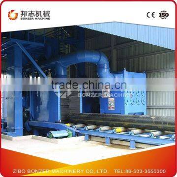 QG Series Steel Pipe Outer/Iner Wall Special Shot Blasting Cleaning Machine Used For Duct Blaster photo-6
