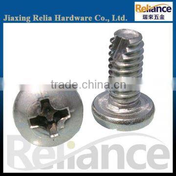 Full Threaded Stainless Steel Big Head Full Threaded Phillips Pan Head Machine Screw With Additional conditions