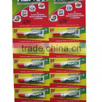 2g Tube 12pcs Cyanoacrylate Adhesive 502 Super Glue