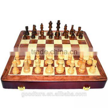 Good Quality Solid Wood Folding Chess Set Chess Game