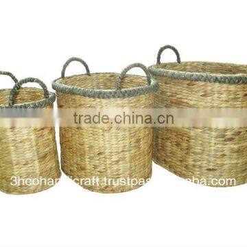 2015 New Product Water Hyacinth Basket for Home Decoration and Furniture
