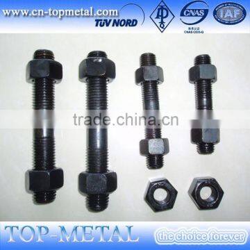 Galvanized Carbon Steel Furniture Connector Double Ended Thread Bolt photo-6