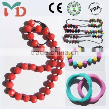 2015 New Products Baltic Amber Teething Necklaces&Non-toxic New Style Nursing Necklace Amber&Food Grade Beads Jewelry Set photo-5