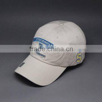 COTTON BASEBALL CAP WITH EMBROIDERY