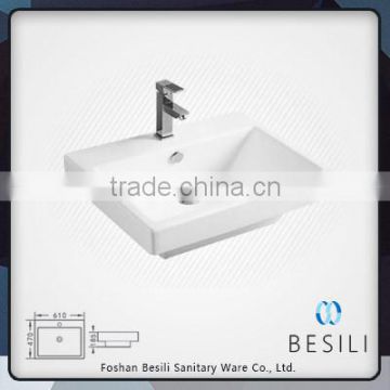 Semi counter ceramic hand wash bowl D8240