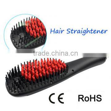 2016 Top Sales Detangling Anion Hair Straightener, CE RoHS Hair Straightener Brush with Spray