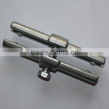 drop forged construction scaffolding couopler with inner joint pin