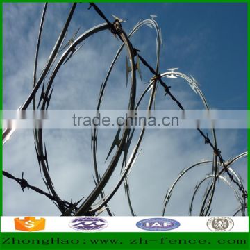 Hot dipped galvanized Razor Barbed Wire Fence For sale