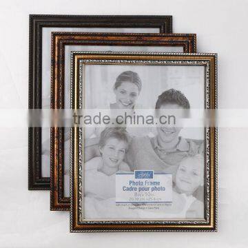 8x10 cheap bulk 3 designs plastic picture photo frames