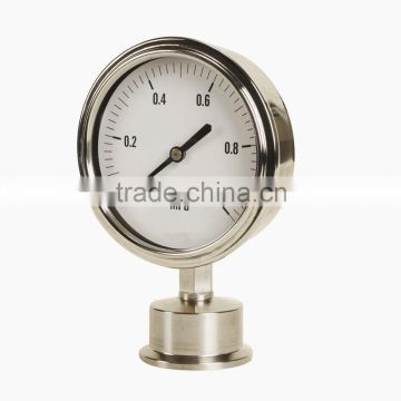 High quality Sanitary Stainless Steel Diaphragm hydraulic pressure gauge