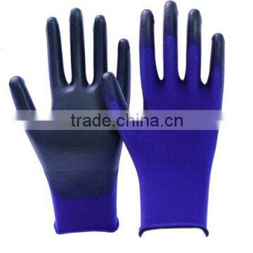 13 Gauge Ultra Light Nylon PU Coated Precision Work PU Palm Fit Gloves