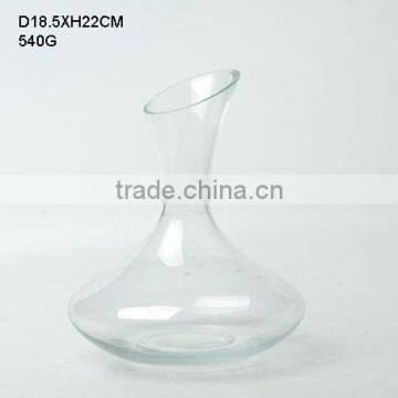 Cheapest Handmade Unique Clear Glass Wine Decanter With Handle and Can Sale on Line