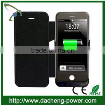 2014 arrival! 3000mAH external battery case with cover for IPhone6 4.7"
