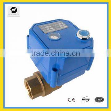 brass 24V electric valve with manual override function for motor house, 2 wires, DC9-24V