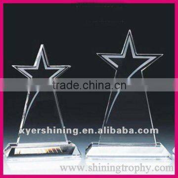 Delicate Shining Navy crystal Star Awards