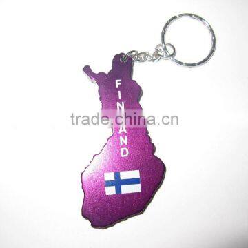 fashion opener keychain (finland map )