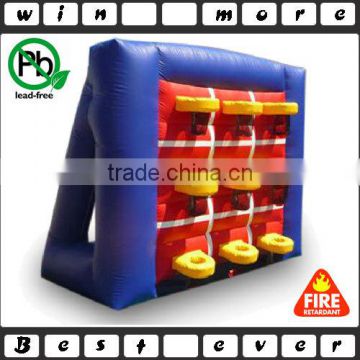 basketball tic tac toe inflatable basketball game,sports game for basketball tic tac toe