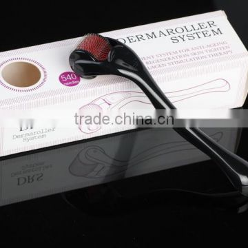 Home use facial massage machine derma roller micro needle hot roller with ce /iso certificate