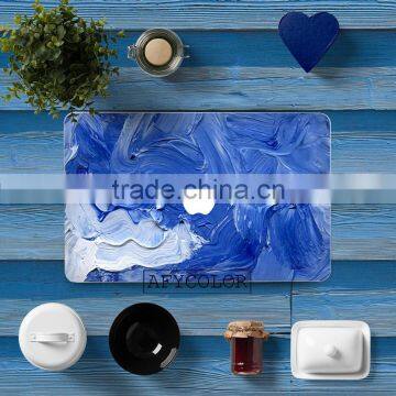 sky blue shell vinyl sticker printing for laptop for macbook air 11 all size can custom