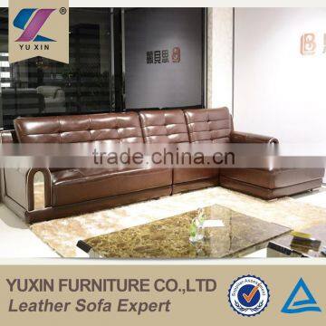 2015 pop red leisure cowhide leather sofa