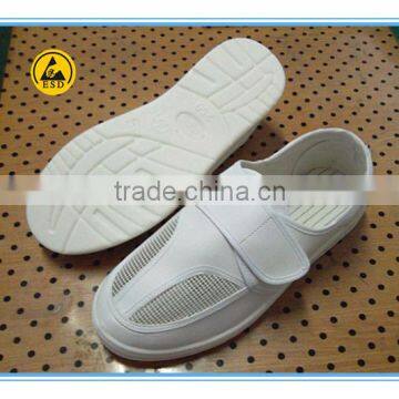 PVC leather upper SPU ESD mesh shoes