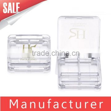 Custom Clear Square Plastic Eyeshadow Palette Container with Cheap Price