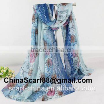 Floral Infinity Scarf