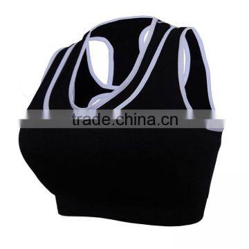 sunday sexy lady sport bra chest shape bra black sport bra fashion bra new design