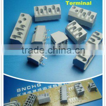 BNCHG KZ8E PCB Terminal Blocks PCB Mount Screwless Terminal 5.0mm Pitch