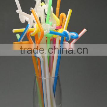 Disposable loong drinking straw