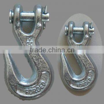 Zinc plated high strength eye grab hooks H323 steel chain hook