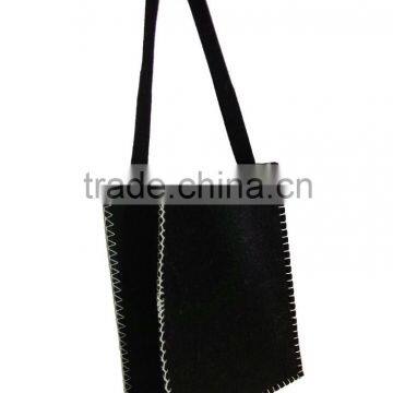 Branded felt fabric shopping bags