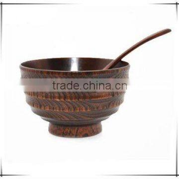 Natural health wooden bowl