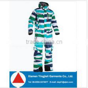 2014 one piece professional ski & snow suits for man