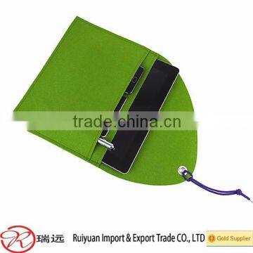 13'' Green Felt Laptop Sleeve ,laptop Bag for Teenage New for 2015 photo-3