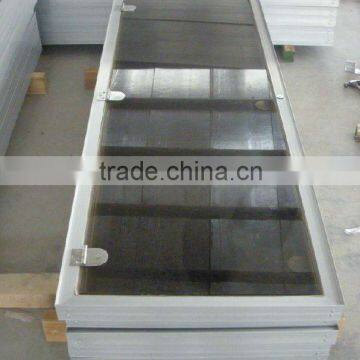 Transparent glass door with Aluminium frame KD-7093