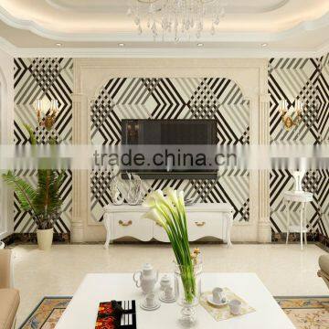 Modern Simple Pvc Wallpaper Exquisite Stripe Wallpaper for More Usage Decoration 3d Effect Wallpaper