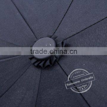 Original 21 Inch*8K 3 Folding Automatic Telescopic Advertising Umbrella Series photo-3