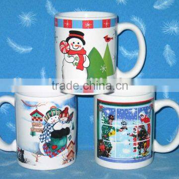 Merry Christmas Music Mug,ceramic Christmas mugs