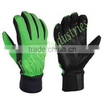 Green Ski Gloves In best looking fgi