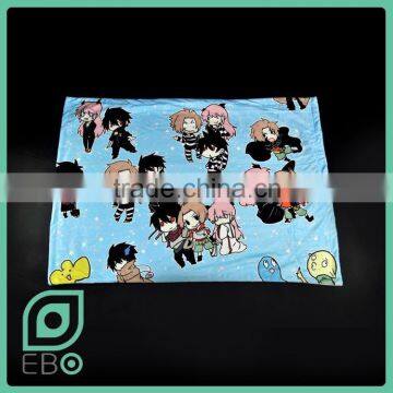 Anime Blanket china supplier mini rug picnic custom printed wholesale