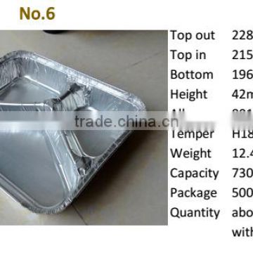 Aluminium foil food container