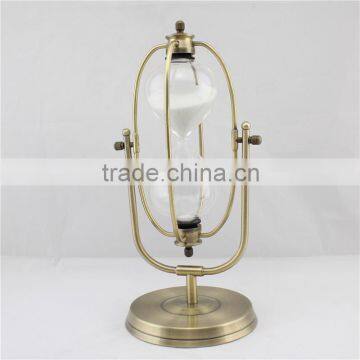 30-60 Minutes Brass Metal Sand Clock Sand Timer Hourglass Sandglass