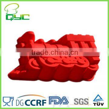 3D Train Shape Silicone Mold For Cake Decoration Candy Soap Mold