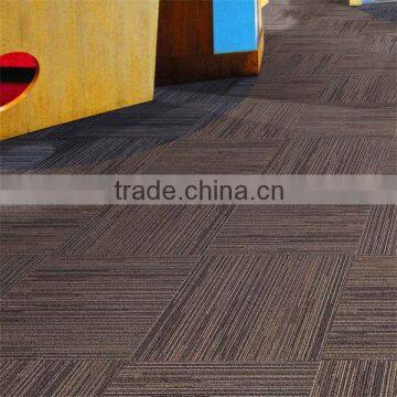 Level Loop Pile Strip Jacquard Carpet Tiles                        
                                                Quality Choice