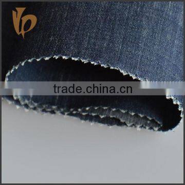 Indian Linen Cotton Yarn Dyed Denim Flax Fabric Wholesale photo-2