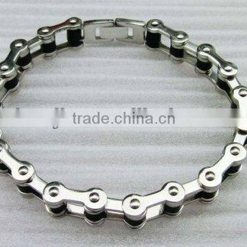 Latest stainless steel Italy silicone bracelet Hot sale#17012