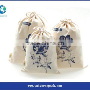 Eco muslin drawstring pouch