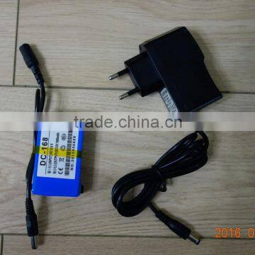 DC12V 1800mAh Capacity Rechargeable Li-ion Battery