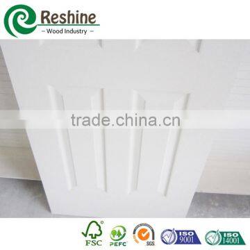 Modern designed wooden grain Priming Coating Molded Door